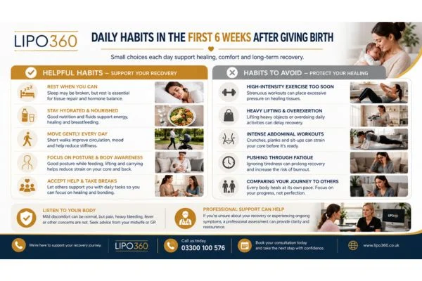What to Do (and Avoid) in the First 6 Weeks After Giving Birth To Avoid Diastasis Recti 3 First 6 Weeks After Giving Birth To Avoid Diastasis Recti Windsor : Daily Habits in the First 6 Weeks After Giving Birth